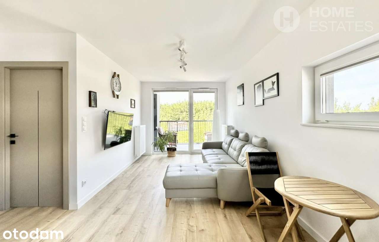 2 pokoje | 43,5 m² | klimatyzacja | widok na park | Kraków
