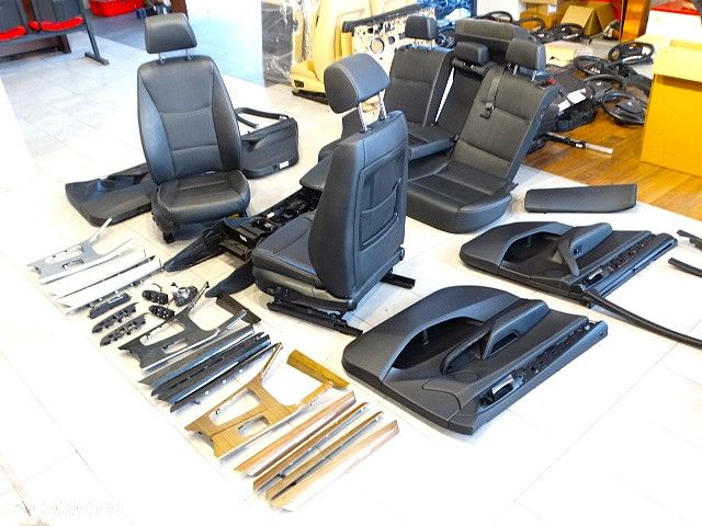 X3 F25 Euro Skóra Nevada Ambiente Grzane Pompowane Fotele Rolety Pamięć Przeszycia Podłokietnik Boczki Podświetlane Wiązki - 19