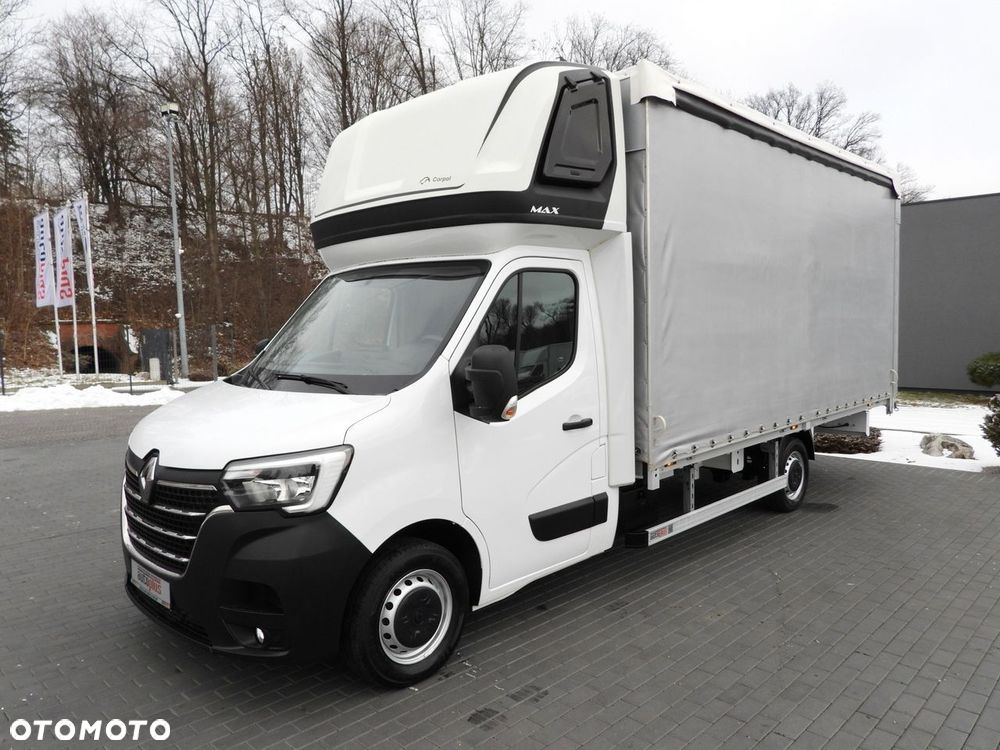 Renault MASTER PLANDEKA 10 PALET WEBASTO TEMPOMAT LEDY PNEUMATYKA KLIMATYZACJA  165KM - 7