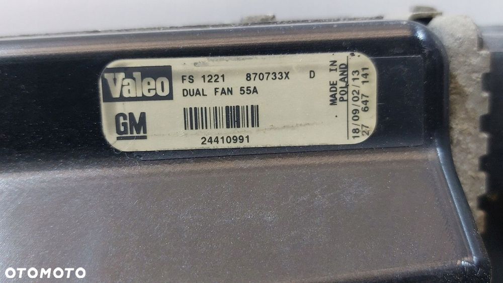 chłodnica wentylator vectra c 2.2 dti 870733x 870824g - 5