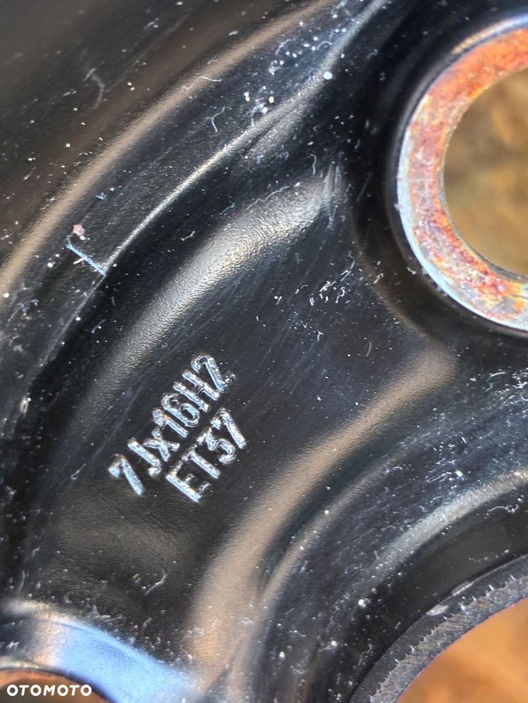 VW 5X112 ET37 R16 FI57 120/55  KOŁO DOJAZDOWE 7JX16H2 - 4