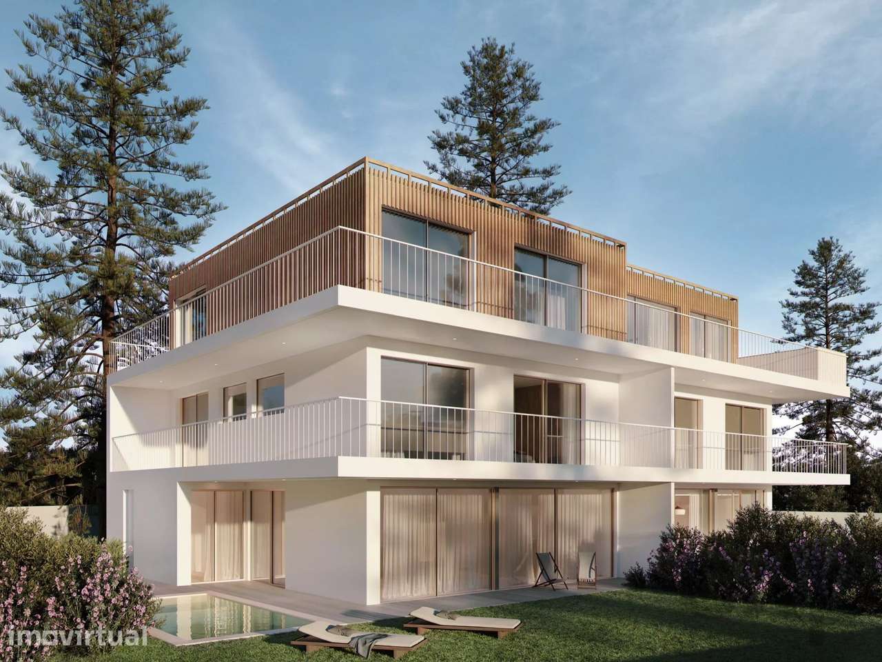 Carcavelos - Penthouse T3+1 com piscina privativa e terraço de 100 m² - Grande imagem: 2/17