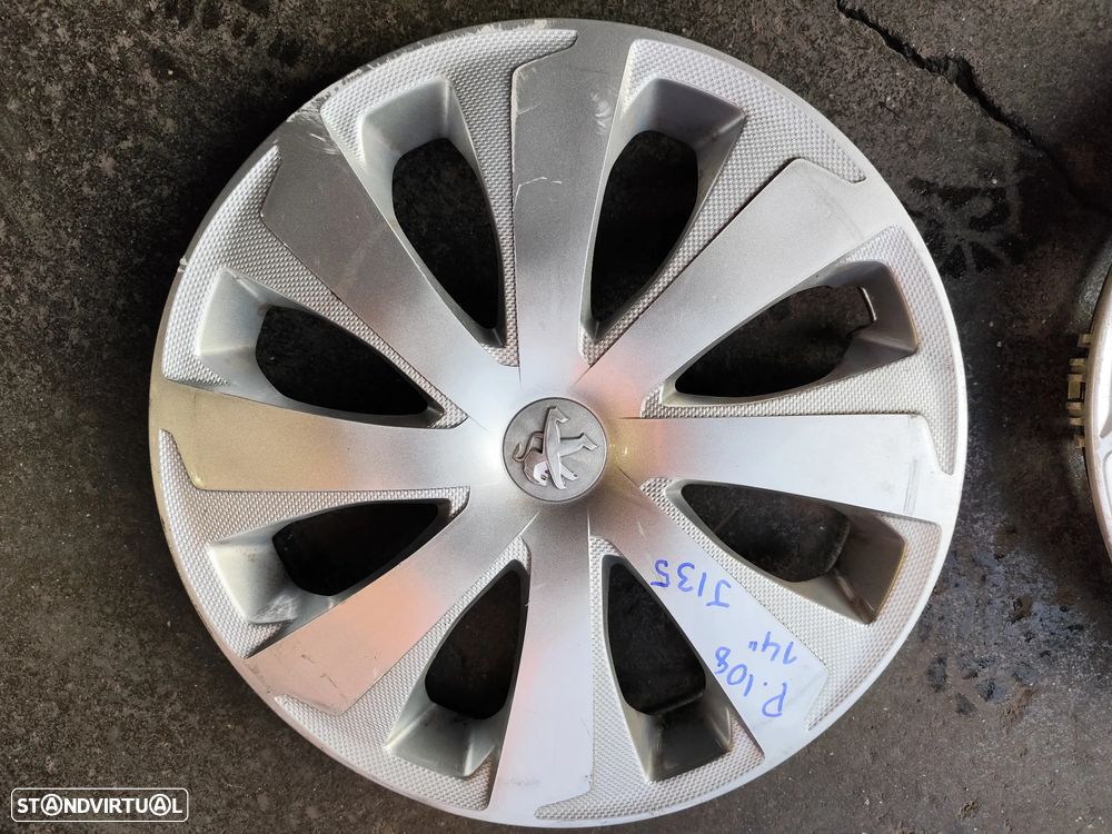 PEUGEOT 107 108 TAMPÃO JANTE 14 - J135 - 5