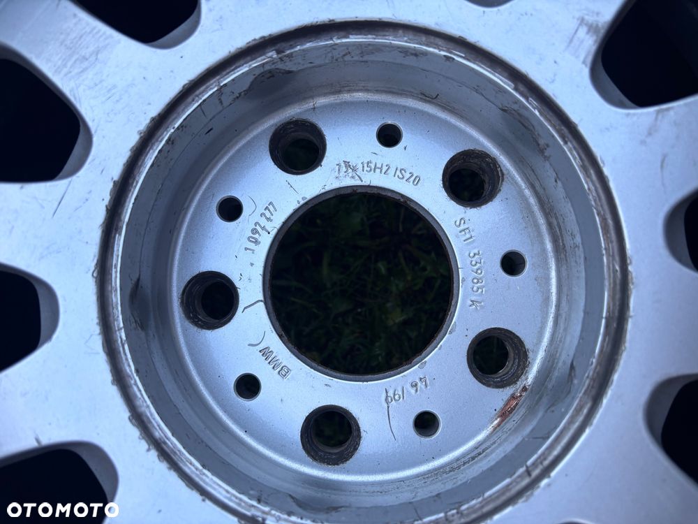 BMW E39 Oryginalne Felgi Aluminiowe 15” 5x120 ET20 + Opony - 3
