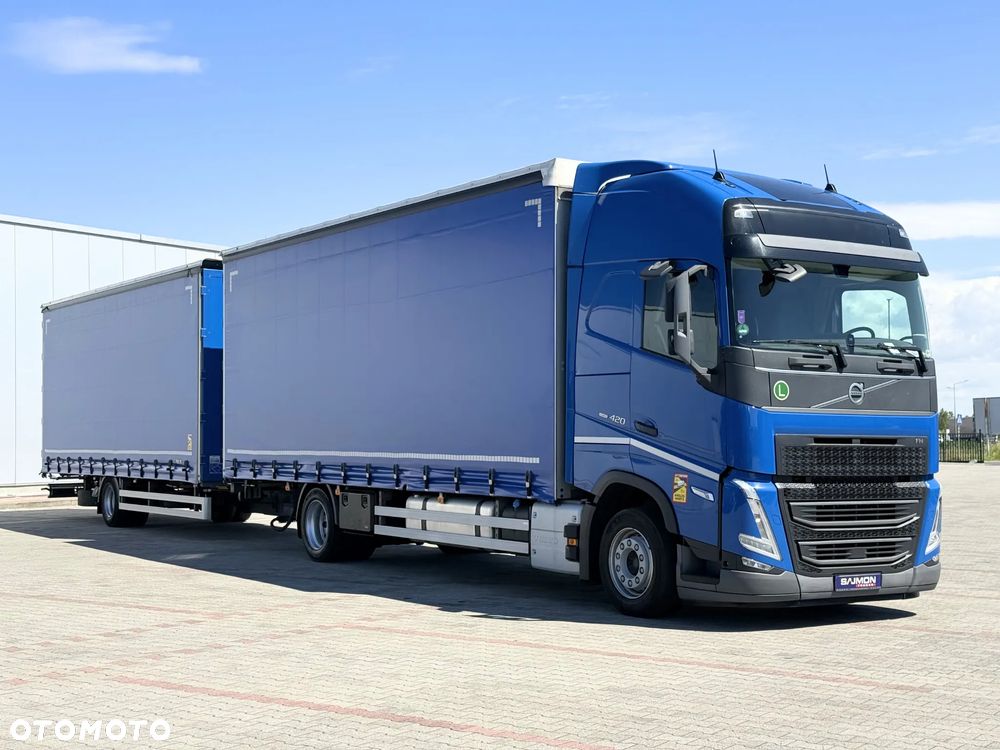Volvo FH 420 / ZESTAW TANDEM 120M3 / PRZEJAZDOWY / 7,75 M + 7,75 M / SALON PL - 3
