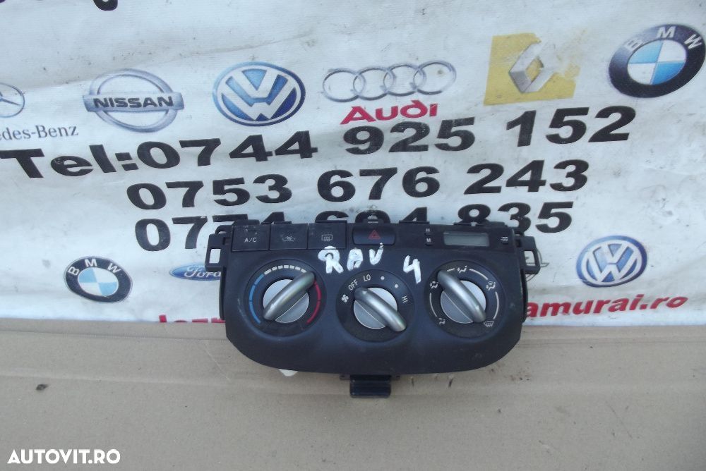 Comenzi AC Toyota Rav4 2000-2006 ceas ora butoane comenzi aer caldura - 3
