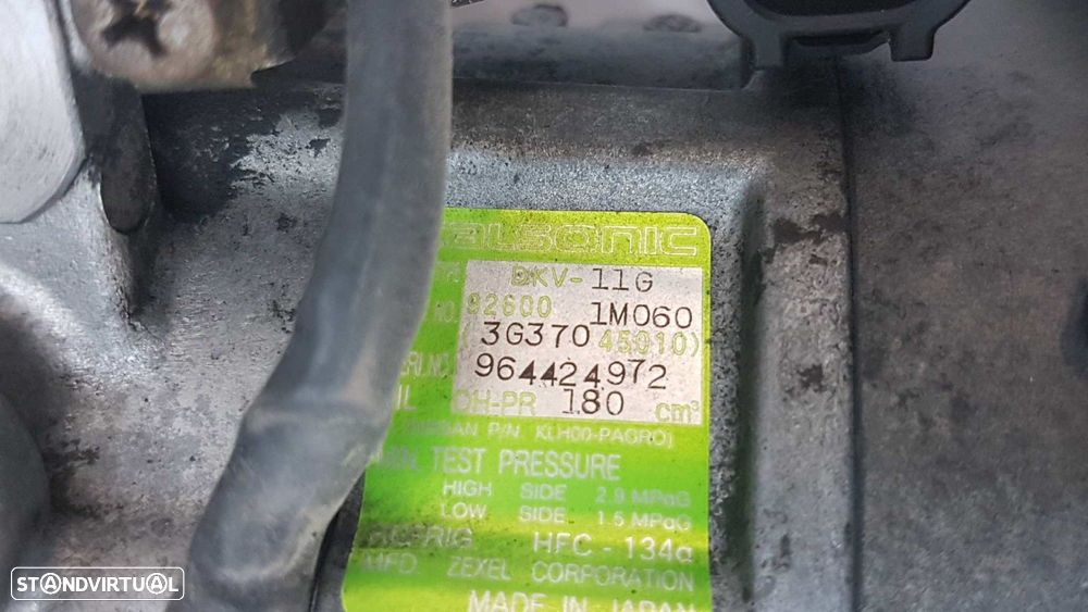 COMPRESSOR DE AR CONDICIONADO NISSAN ALMERA (N15) GX - 4