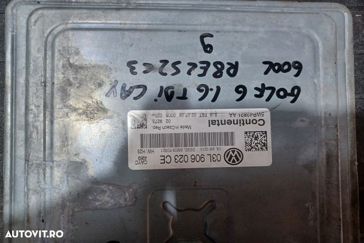 Calculator motor ECU 03L906023CE 5WP42821AA - 1.6 TDI CAY 03L906023CE - 3