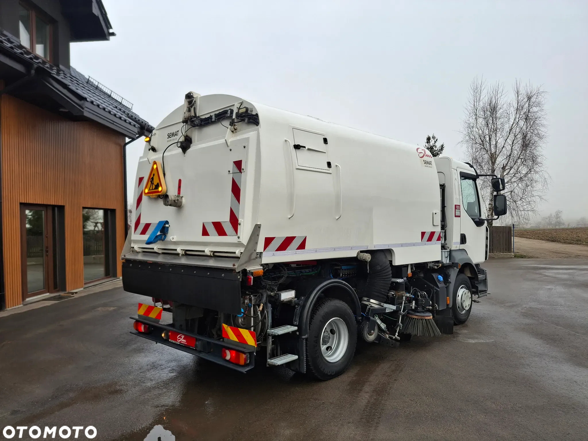Renault D12 Midlum Zamiatarka SEMAT Zoeller FAUN Euro 6 Szczotki L/R Karcher Listwy Ciśnieniowe Mycie Jezdni PM 2.5 PM 10 2017r - 4