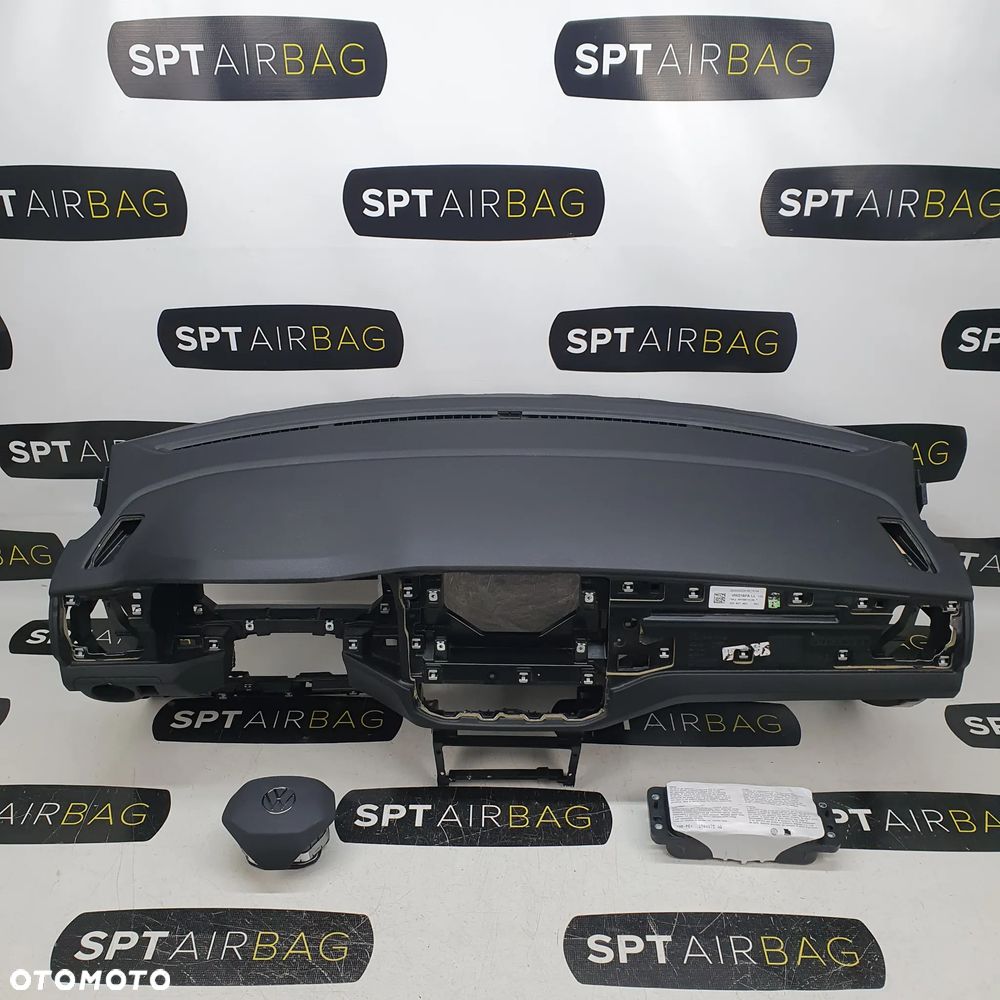 VW T-CROSS TCROSS LIFT DESKA ROZDZIELCZA KONSOLA KOKPIT PULPIT PODUSZKI AIRBAG AIR BAG PASY KIT SET - 1