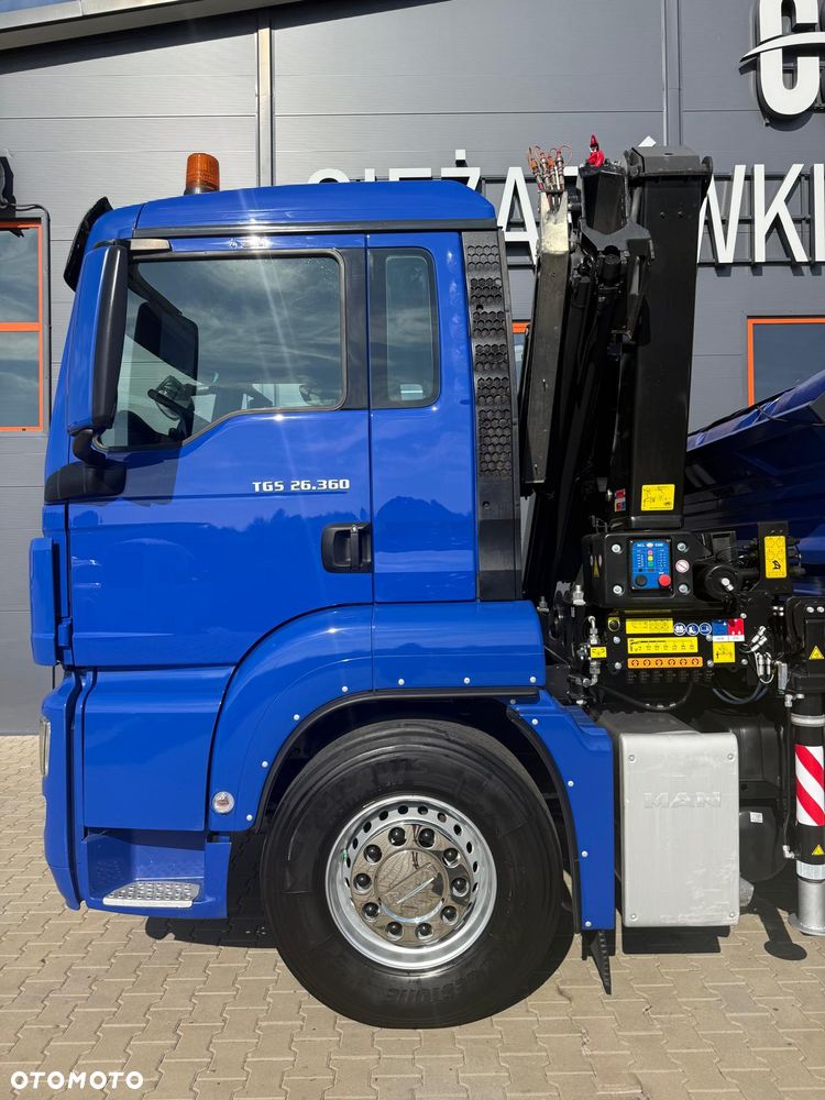 MAN TGM TGS TGX 26.360 // E5 // 6x2 6x4 // WYWROTKA 3-S // HMF 1420 K2 // kipper, krane, crane, żuraw, dźwig, wywrot - 27