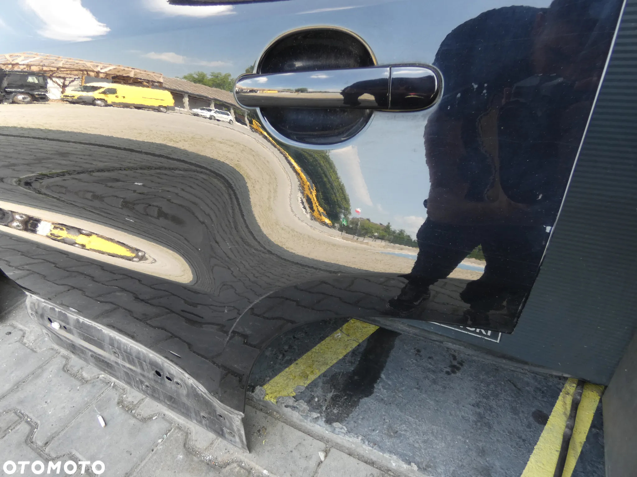 VW TIGUAN LIFT DRZWI LEWE TYŁ TYLNE CZARNE LC9X GORLICE AA44 - 4