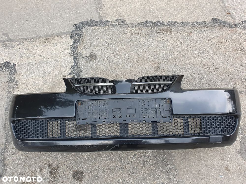 NISSAN ALMERA N16 LIFT 03-06 ZDERZAK PRZÓD PRZEDNI CZARNY KOMPLETNY   62022-BN700 - 1