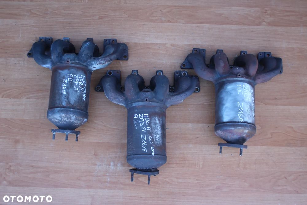 PUSTA PUSZKA KATALIZATORA KOLEKTOR WYDECHOWY OPEL MERIVA A CORSA C COMBO ZAFIRA A ASTRA G 1.6 Z16XE 101KM - 1