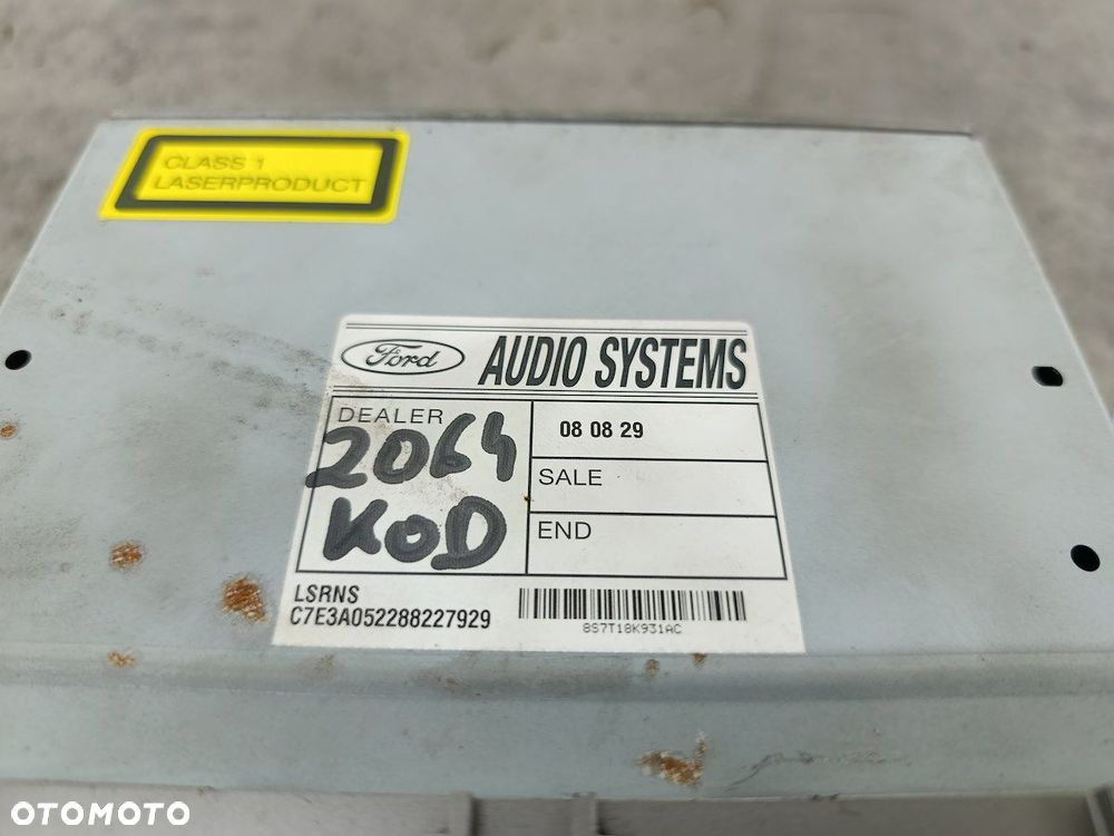 RADIO NAWIGACJA FABRYCZNA FORD MONDEO MK4 8S7T18K931AC  7612300522 - 9