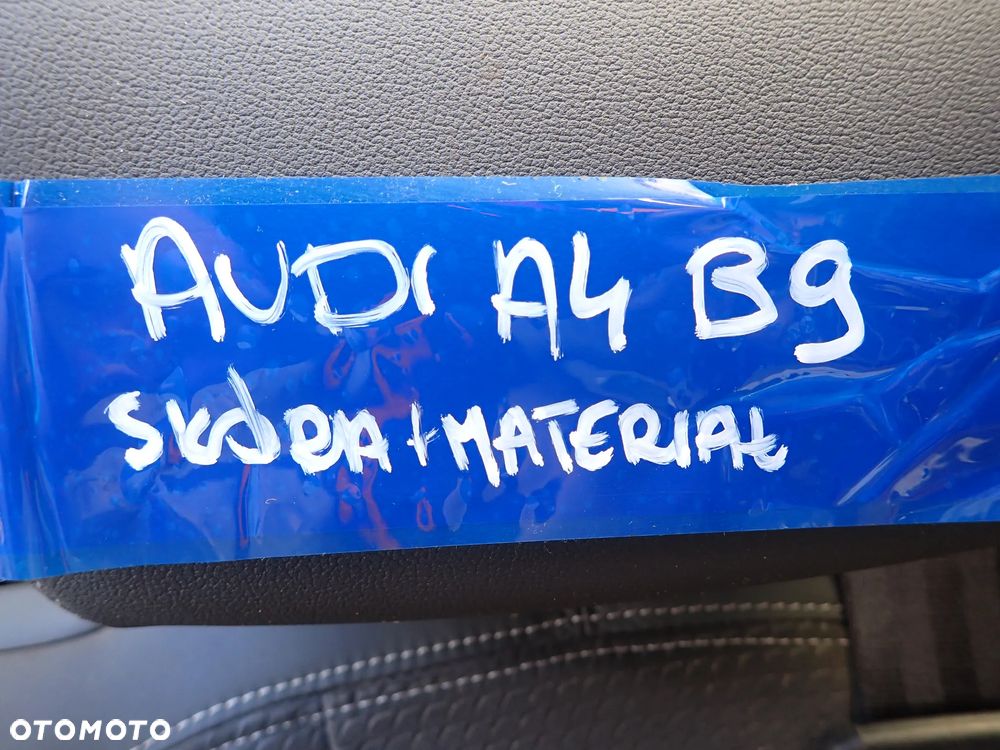 AUDI A4 B9  KANAPA TYLNIA SKÓRA+MATERIAŁ - 6