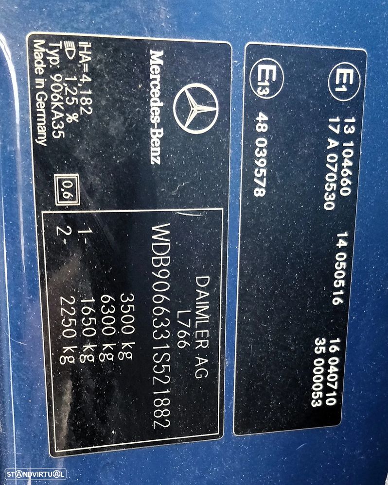 Mercedes-Benz Sprinter 316 CDI Mista 6 lugares - 32