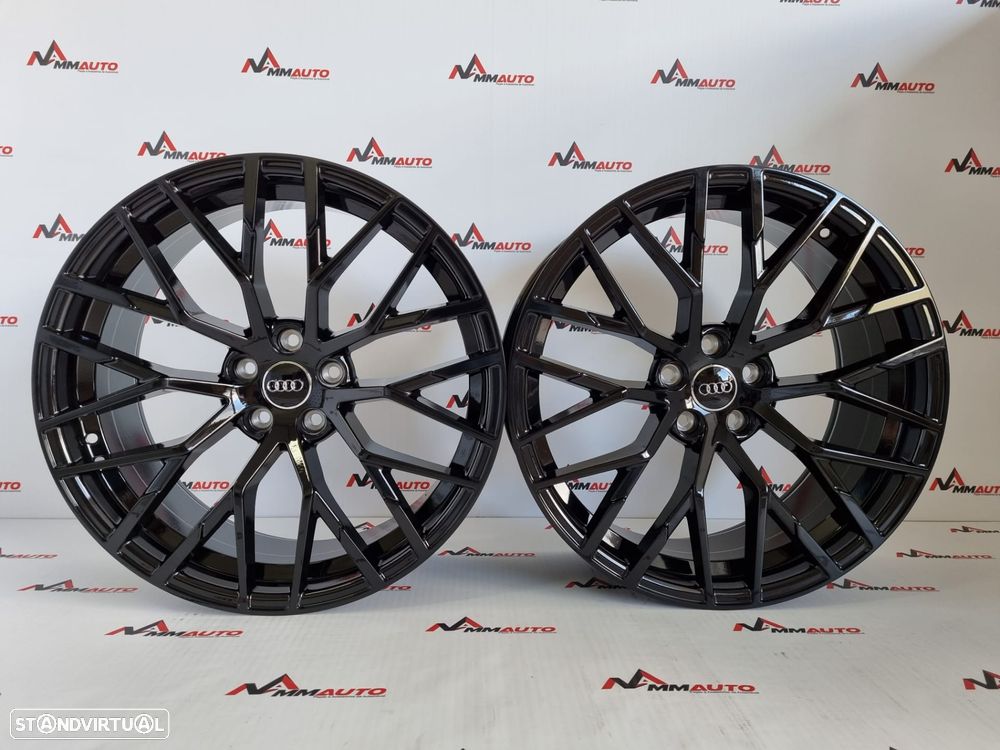 Jantes Look Audi R8 Preto Brilho 20 - 1