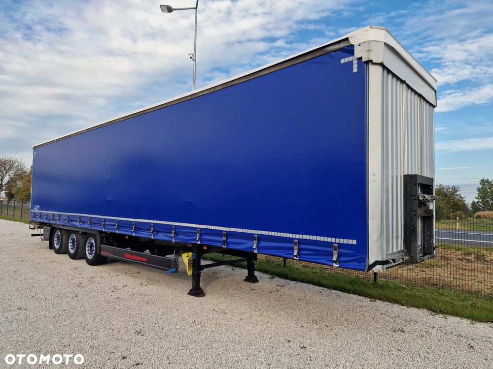 Kassbohrer Naczepa PÓŁMEGA - SAF - OŚ PODNOSZONA - RAMA ORYGINAŁ - NOWE PLANDEKI - 2