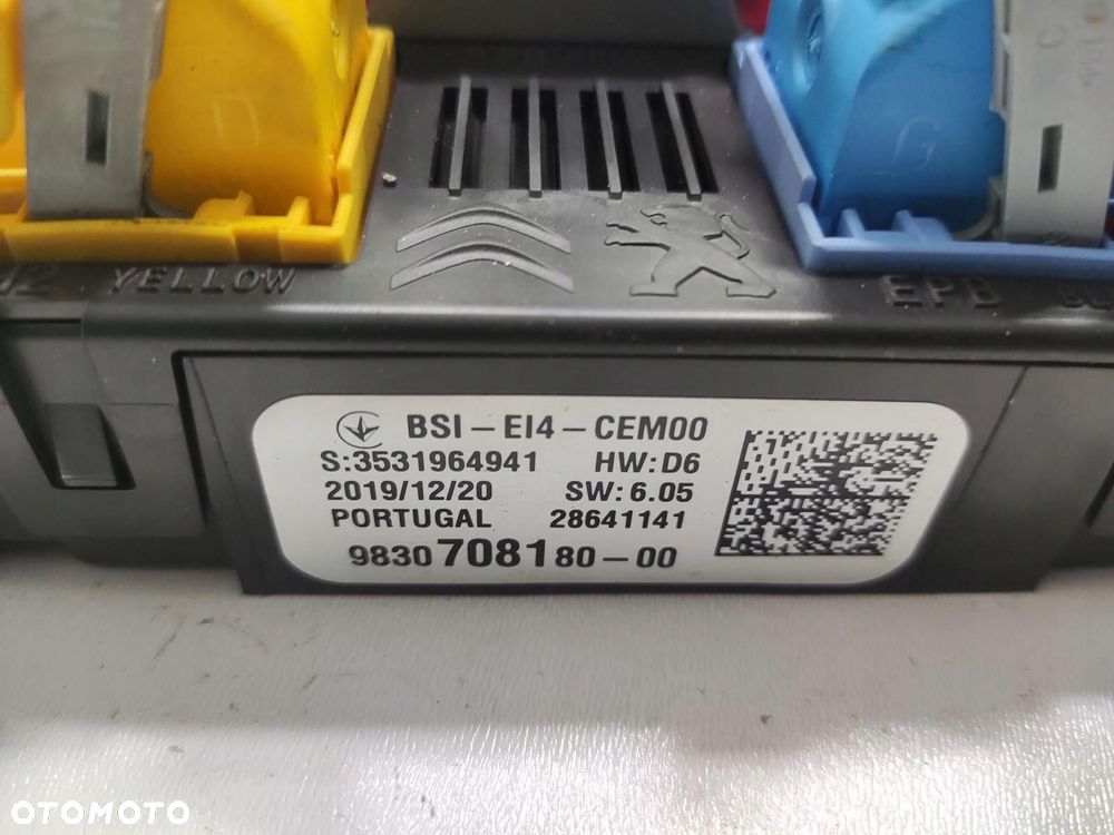 MODUŁ SKRZYNKA BSI PEUGEOT 2008 II 2019-2025 9830708180 - 4