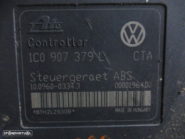 Abs 1C0907379L  1J0614117G SEAT LEON 1,4I 2002 VW GOLF 4 2002 1.4I 75CV 5P CINZA SEAT LEON  1M 2003 1.9TDI 110CV 5P PRETO - 4