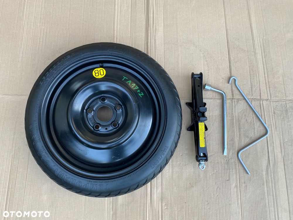 Koło dojazdowe 17 TOYOTA AURIS  COROLLA  CHR C-HR + ZESTAW szybka wysyłka - 1