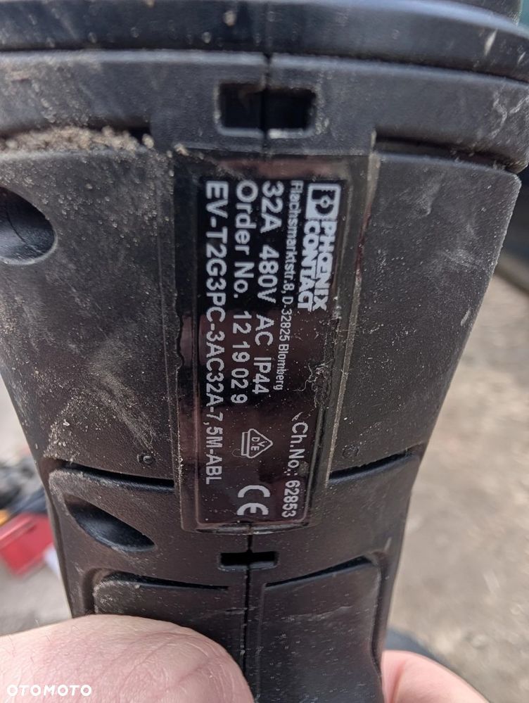 KABEL PRZEWÓD DO ŁADOWANIA TYP 2 PHEONIX 32A 480V (7.5 METRA) - 4