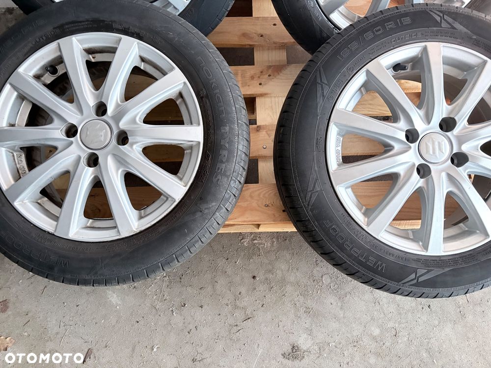 Komplet kół z felgami aluminiowymi i oponami letnimi R15 - stan BARDZO DOBRY !!! - 3