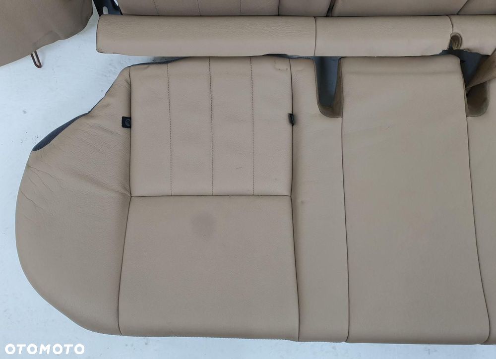 KANAPA TYLNA TYŁ SKÓRA MERCEDES W204 SEDAN - 8
