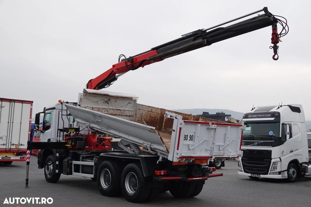 Mercedes-Benz AROCS 2636 / 6x4 / BASCULANTE / HIDROBOARD / + HDS FASSI F 175a / RADIO CONTROL / ROTATOR / EURO 6 / 2016 - 2