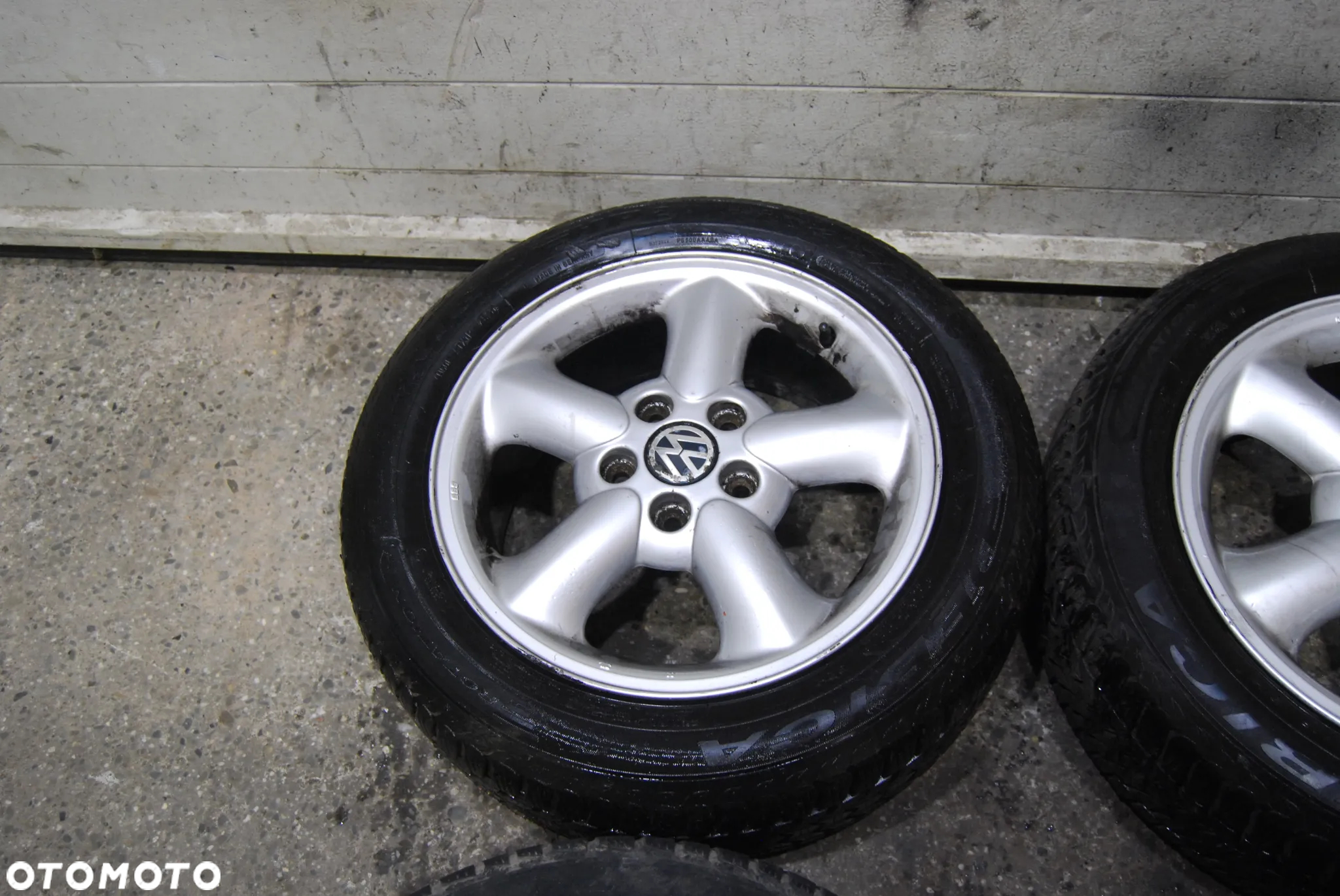 KOŁA FELGI ALUMINIOWE BBS 7M0601025G 5X112 7J ET59 205/55R16 OPONY ZIMOWE VW SHARAN MK I LIFT SEAT SKODA AUDI - 5