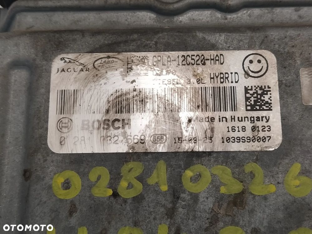 RANGE ROVER L494 3.0D HYBRID KOMPUTER STEROWNIK SILNIKA ORYGINAŁ - 9