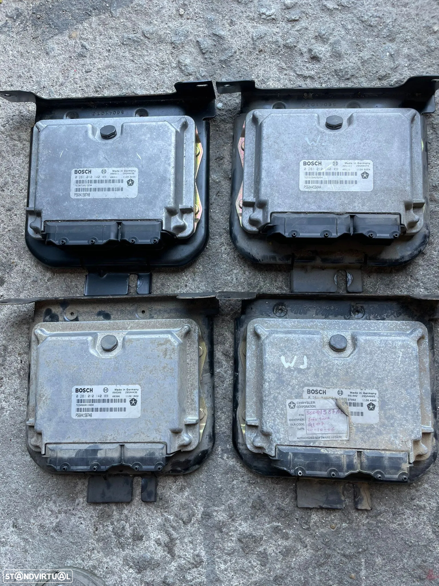 Centralina Jeep Grand Cherokee WJ  1999-2002 P56041587AB - 4