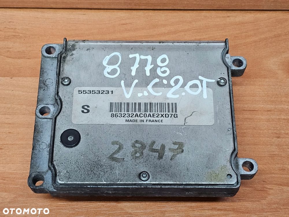 STEROWNIK KOMPUTER SILNKA OPEL VECTRA C SIGNUM 2.0 TURBO 55353231 PIN - 6