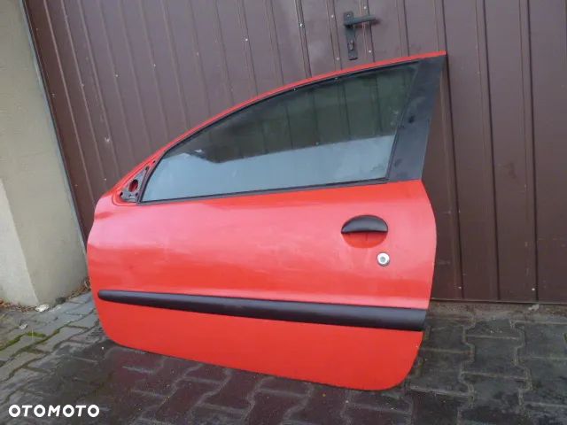 DRZWI LEWY PRZÓD LEWY PRZEDNIE PEUGEOT 206 EKB 3D KOMPLETNE - 6