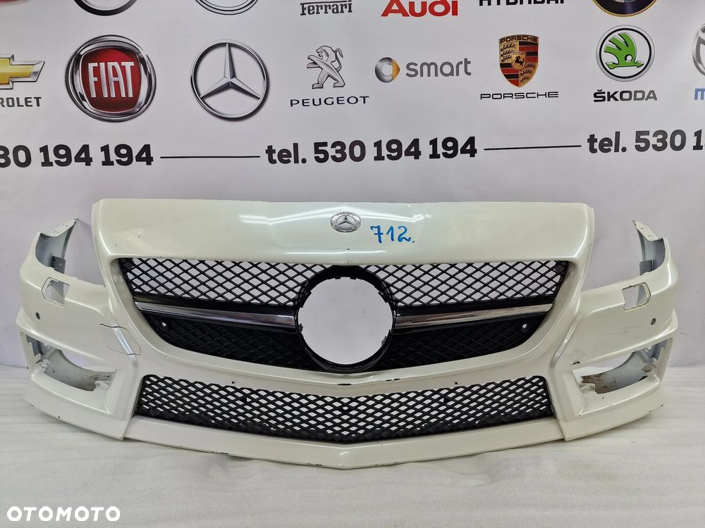 MERCEDES SLK W172 AMG 10-14 ZDERZAK PRZEDNI PRZÓD NA SPRYSKI + 6X PDC , ŁADNY , KOMPLETNY , NR AUKCJI NZ712 - 1