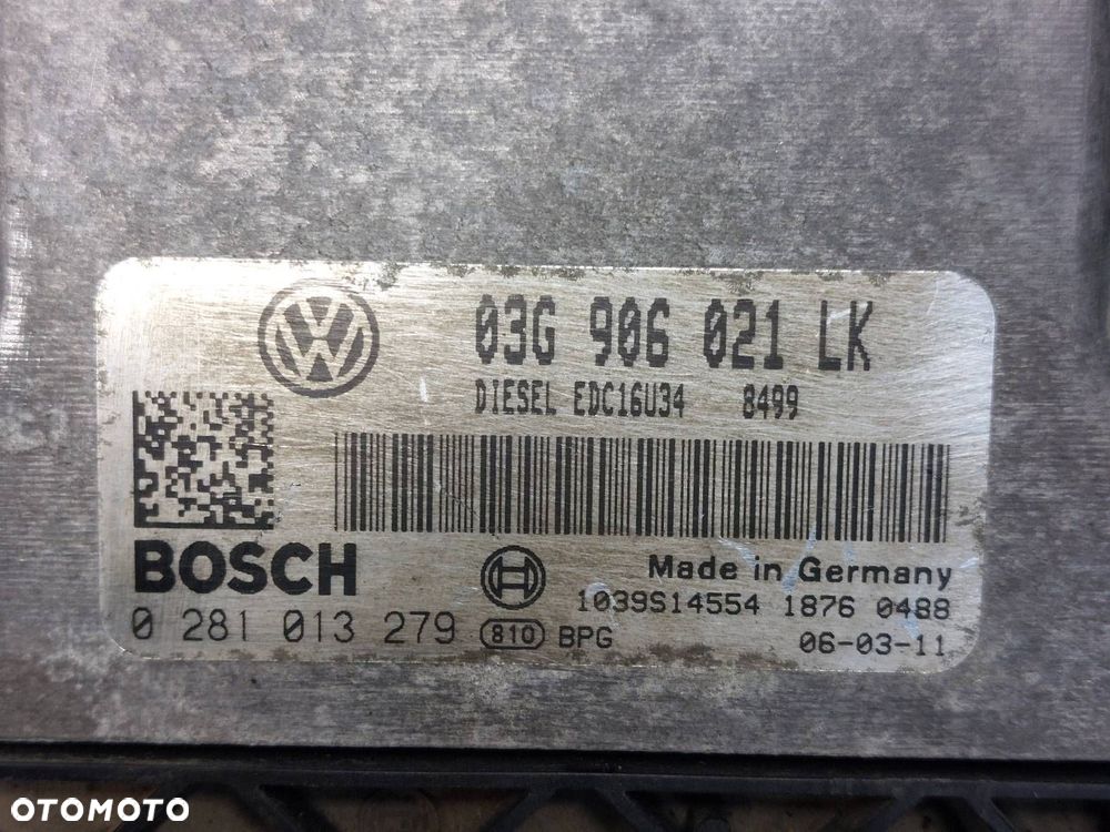 ZESTAW STARTOWY SEAT LEON II 1.9 TDI 03G906021LK 3C0937049D - 2