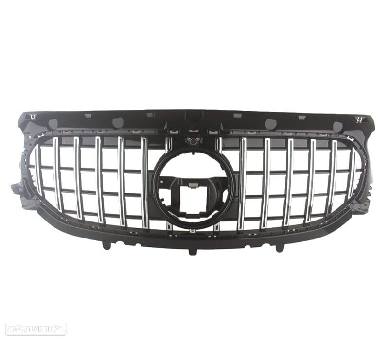 GRELHA FRONTAL MERCEDES GLA H247 AMG 20- LOOK GT PRATEADA - 1