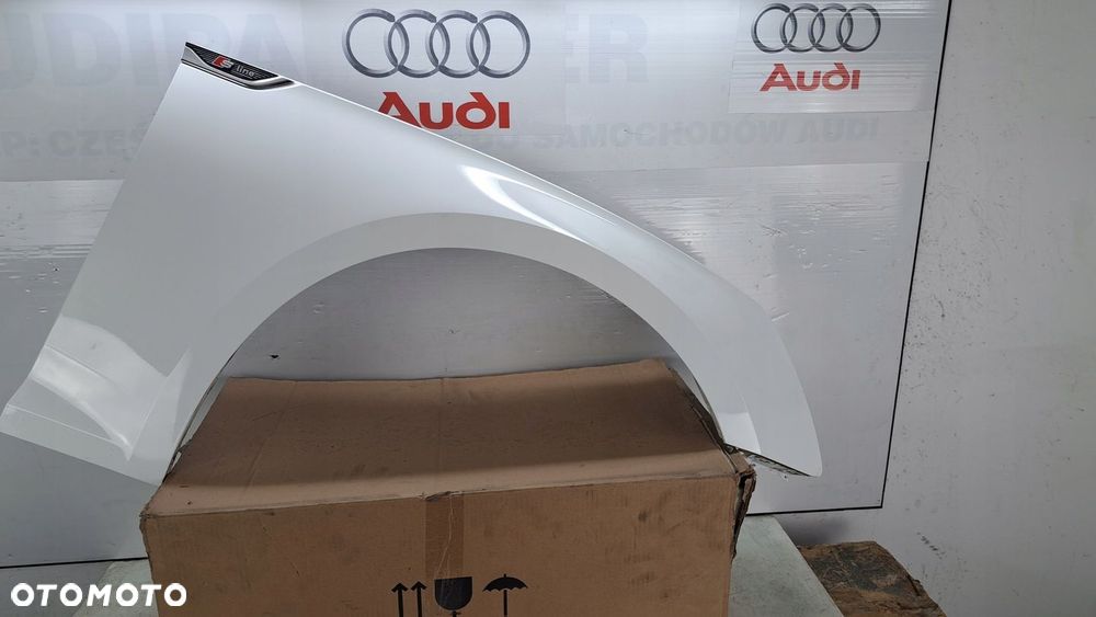 BŁOTNIK AUDI A5 S5 S-LINE B9 8W 8W6 8W8 LY9C BIAŁY 2017-2023 OE ORYGIAŁ - 1