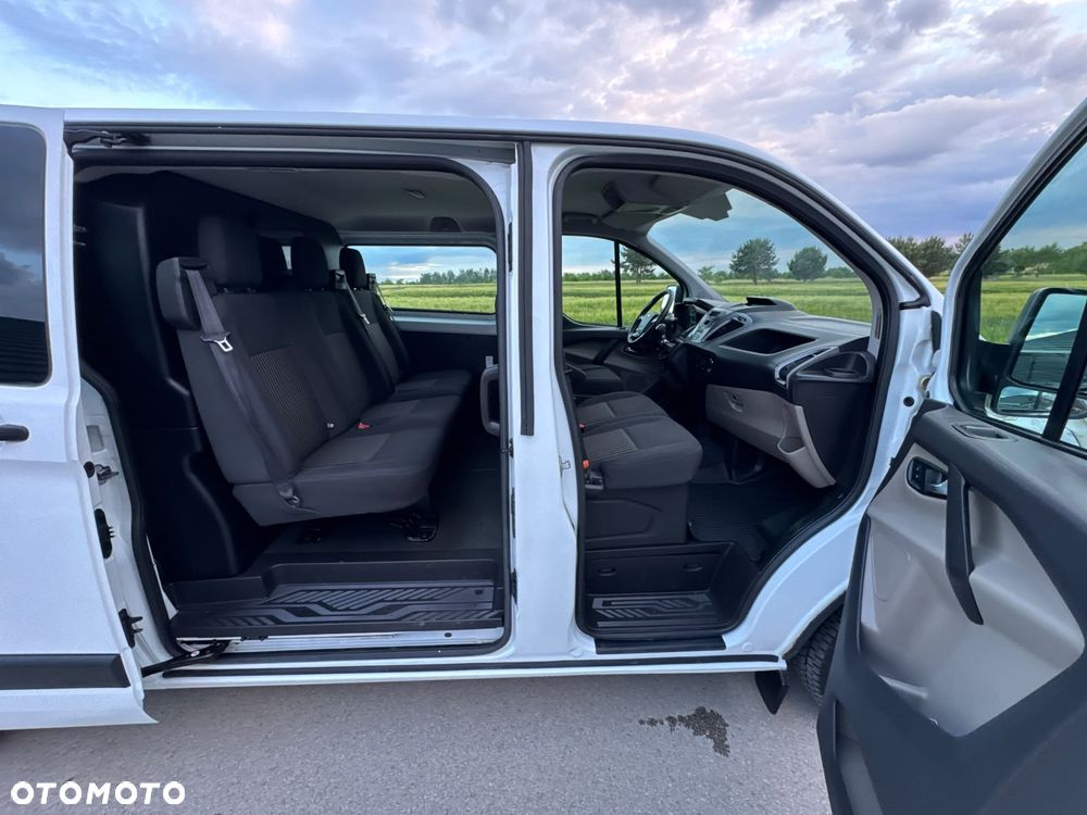 Ford TRANSIT CUSTOM LONG L2H1 Klima Elektryka Dubel Kabina 6os. Tempomat Brygadówka Serwis - 11