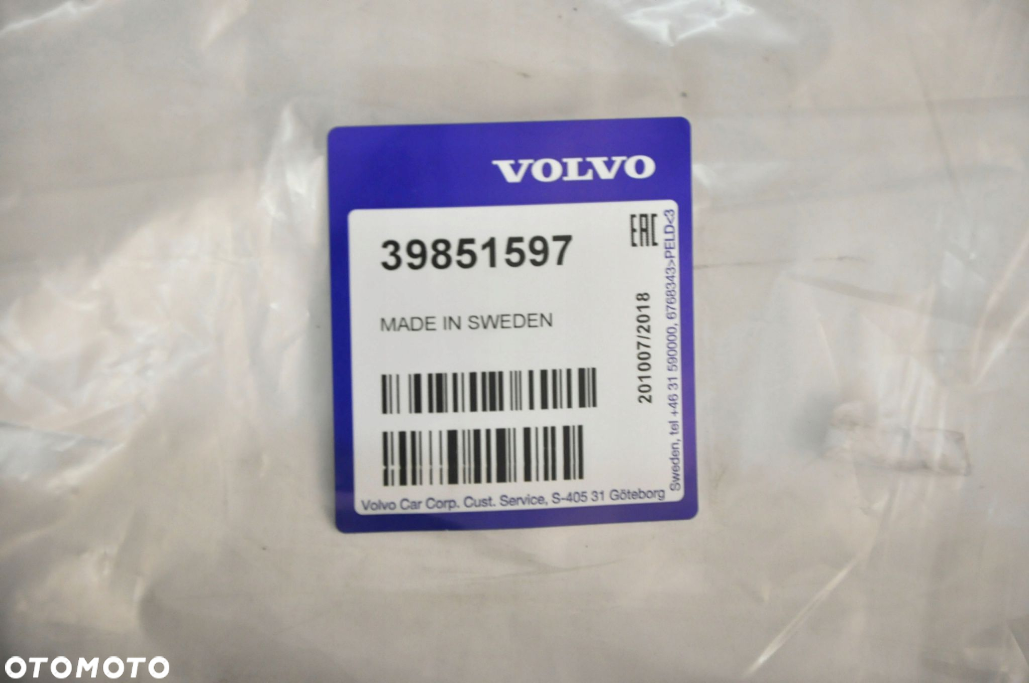 VOLVO XC60 gumowa wykladzina mata bagaznik OE - 2