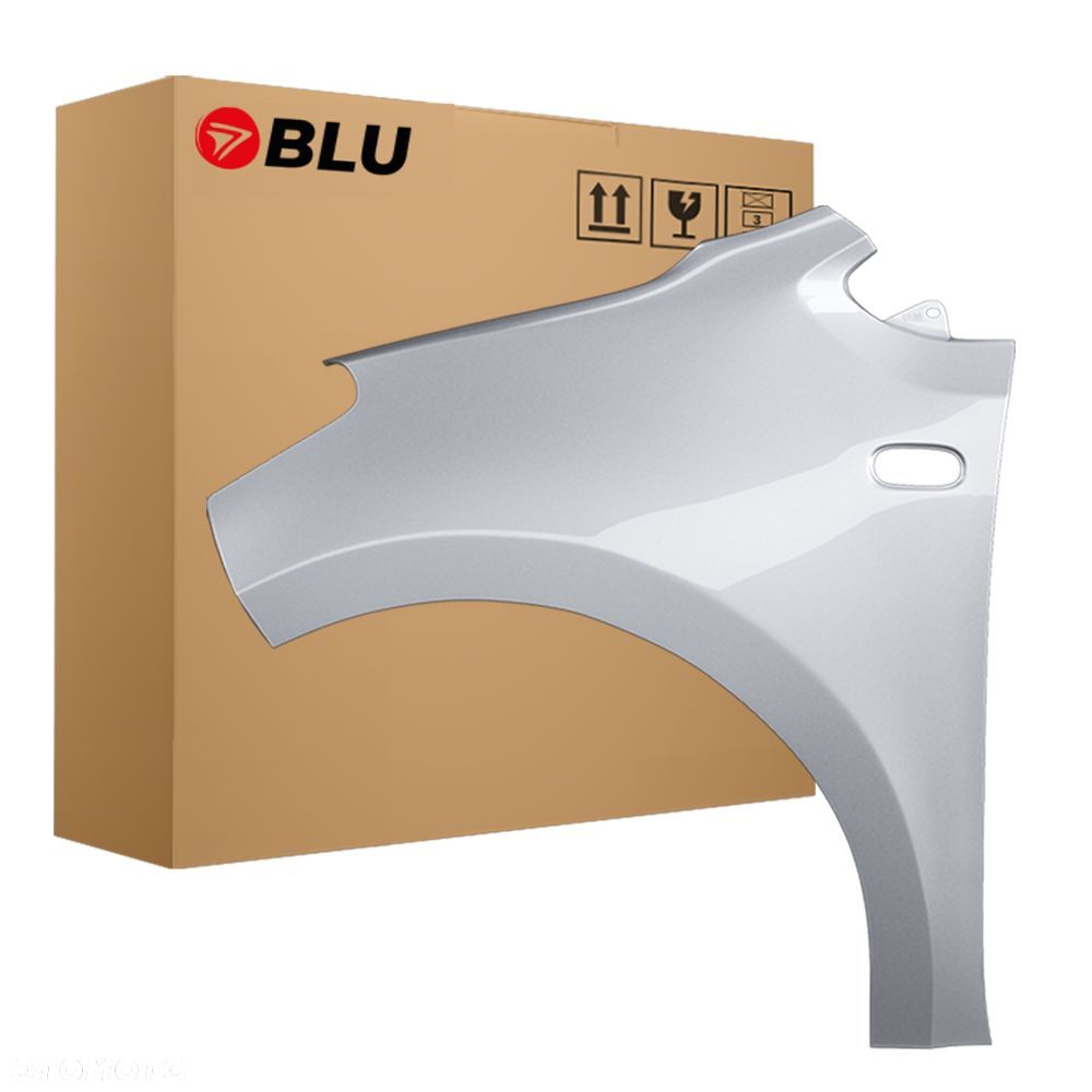 BLU Błotnik SEAT MII LA7W lewy przód srebrny 2012-2019 ReflexSilber - 1