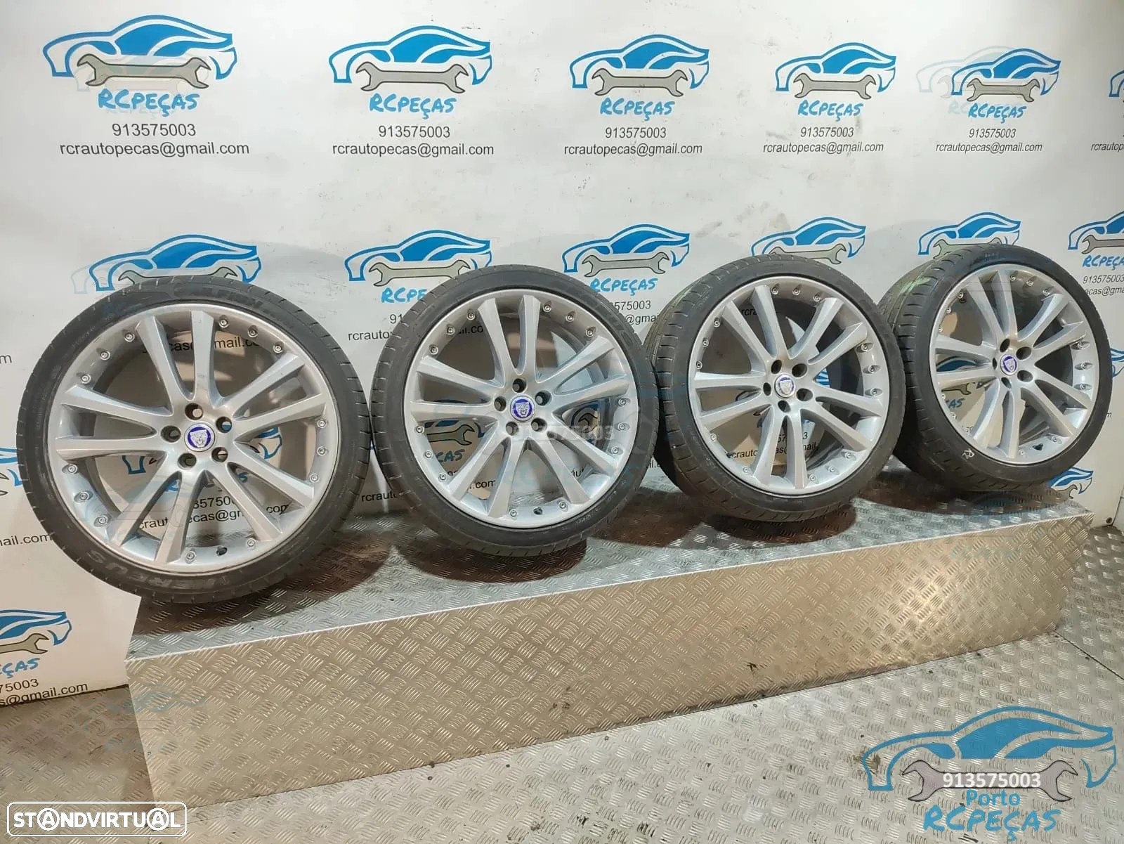 Jantes 20" Jaguar XF - X250 - ORIGINAIS - 8,5J | ET49 | 5x108 - 20 Polegadas | 6W83-1007-EC | 255/35/20 | 255-35-20 - 8