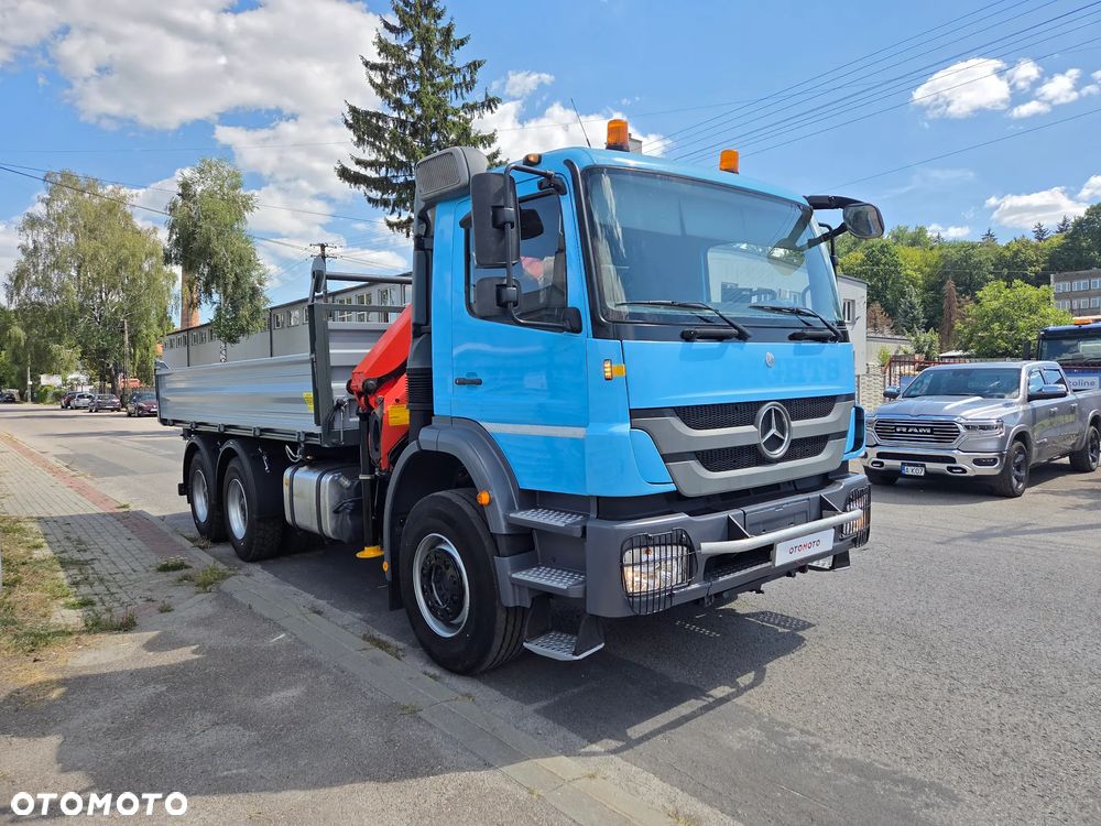 Mercedes-Benz AXOR 2633 // 6x4 330KM // PALFINGER PK12001 // 3 WYSUWY RADIOWY PILOT // NOWY KIPER WYWROTKA / NOWE OPONY - 24