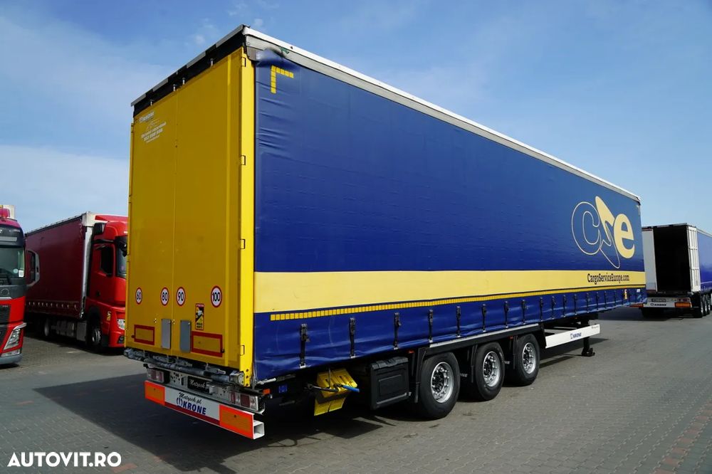 Krone CORTINĂ KRONE / MEGA / ACOPERIȘ RIDICAT / PRELATĂ ARMATĂ / PLATĂ JOSĂ / - 6