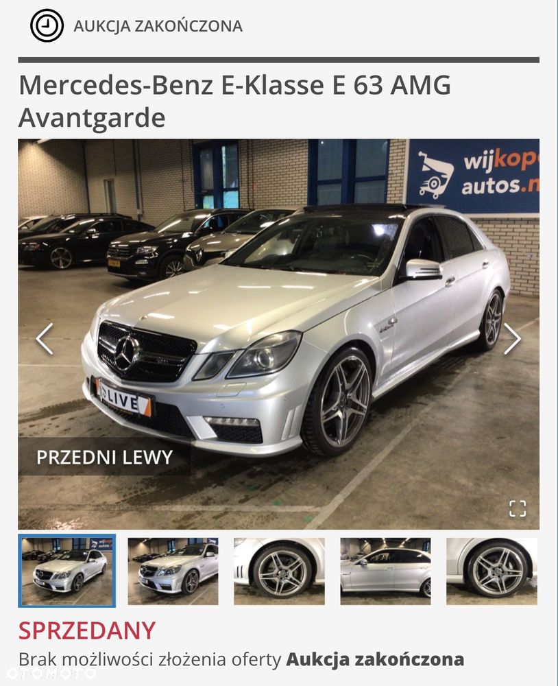 Mercedes-Benz Klasa E 63 AMG AMG Speedshift 7G-MCT - 10