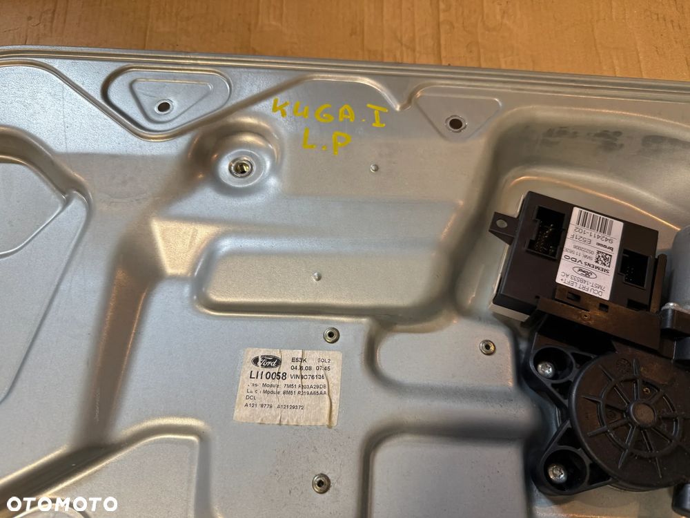 Podnośnik silniczek mechanizm szyby lewy przód Ford Kuga I OE - 3