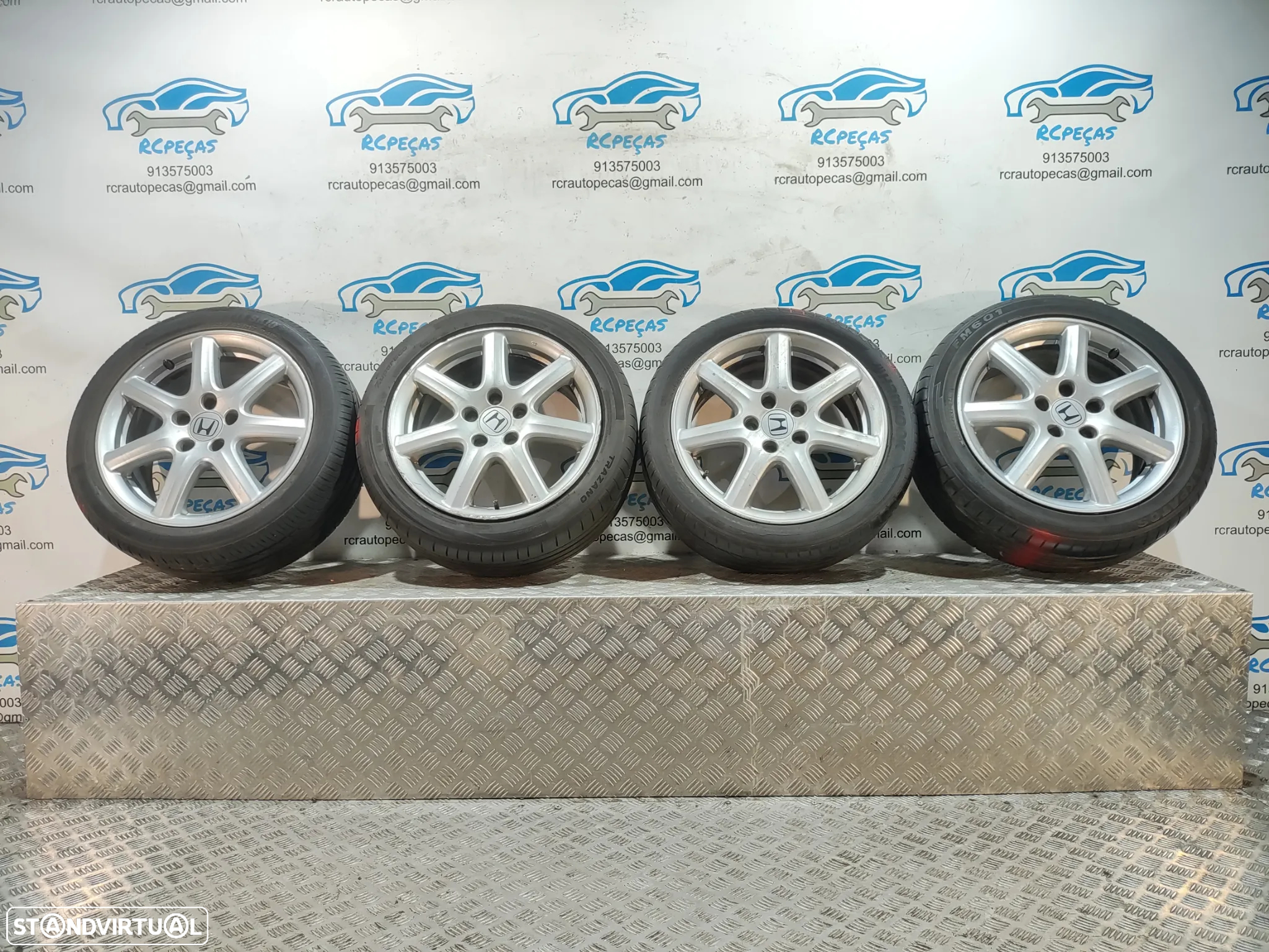 Conjunto Jantes 17 Originais Honda Civic 8 VIII FK 7J ET55 5x114,3J - 11