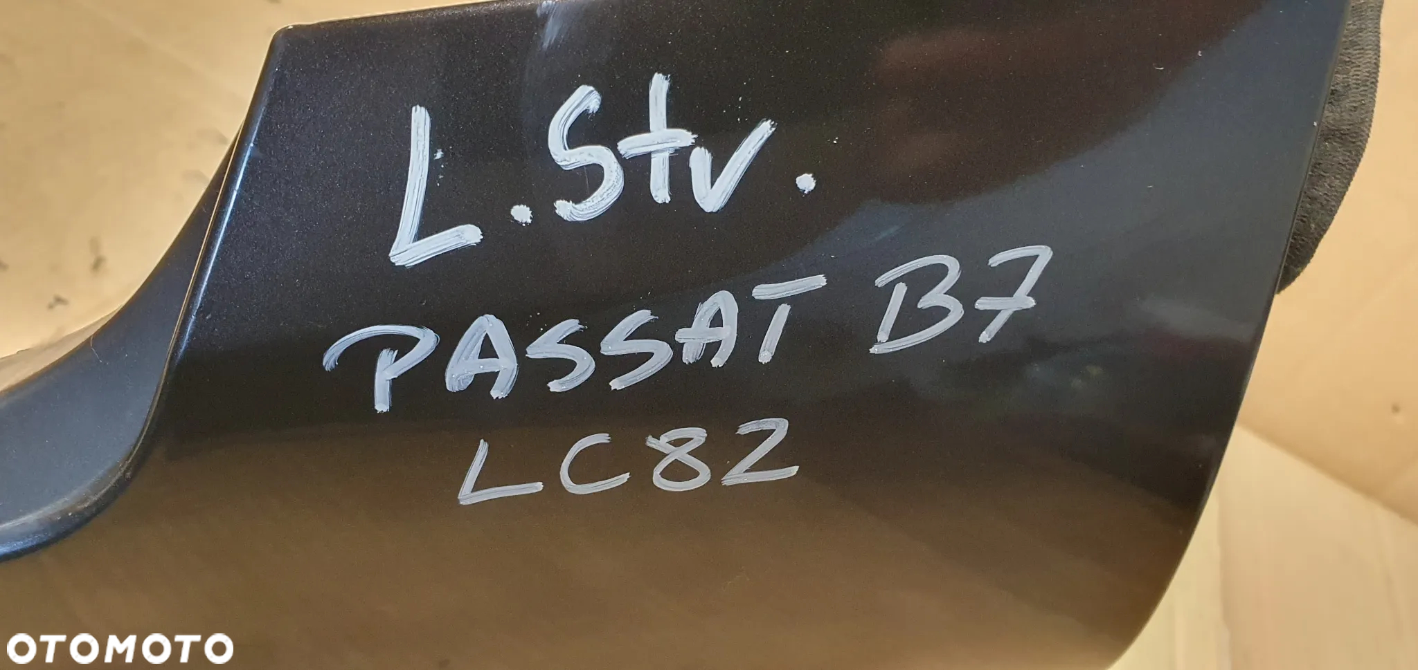 Listwa progowa osłona progu zaślepka lewy tył VW Passat B7 LC8Z 3AA853897 - 8