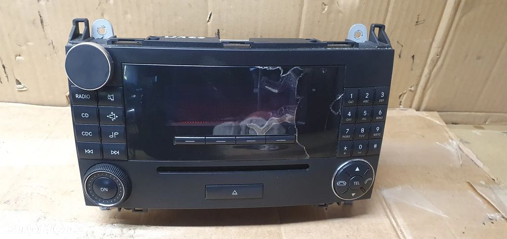 Radio radioodtwarzacz fabryczny Mercedes A-Klasa B-Klasa W169 W245 A1698207589 - 1